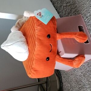 Hug Me Pumpkin Pie Plush Stuffy 10.5" Plushie Stuffed Animal NEW WITH TAGS